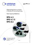 RPG 4.5-8.6 Operating Instructions
